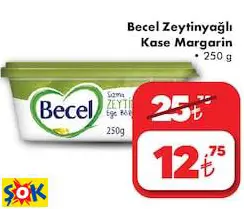 BECEL ZEYTİNYAĞLI KASE MARGARİN